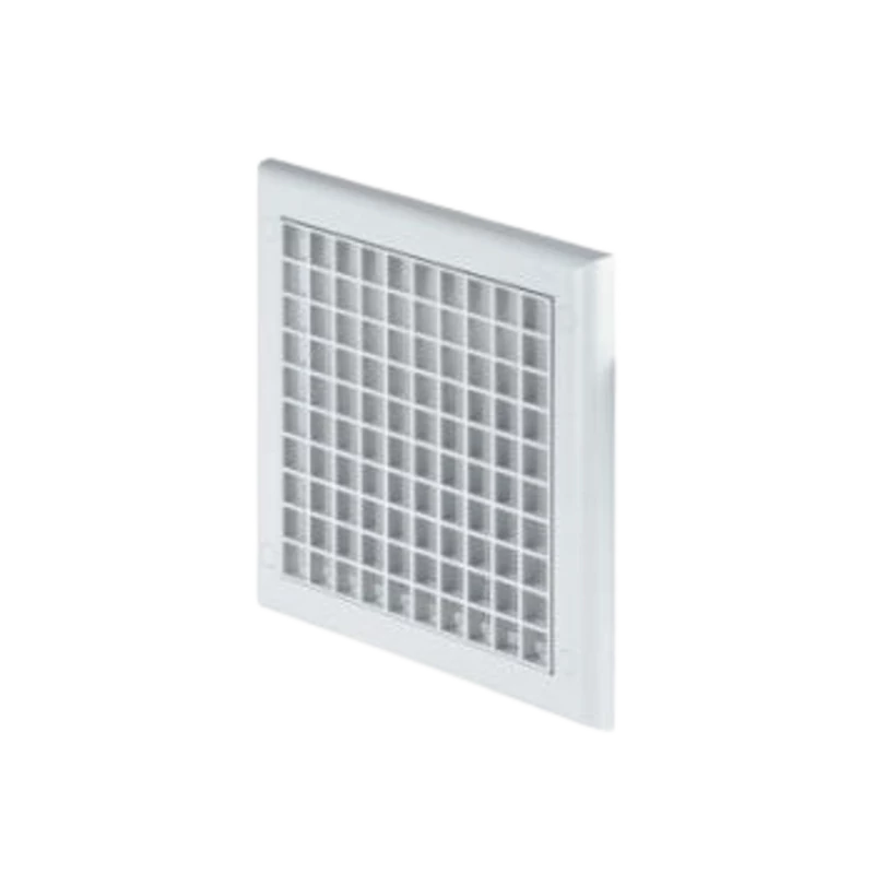 AWENTA TP3 NÉGYSZÖGLETES FALI RÁCS,100-AS CSŐCSONKKAL150X150