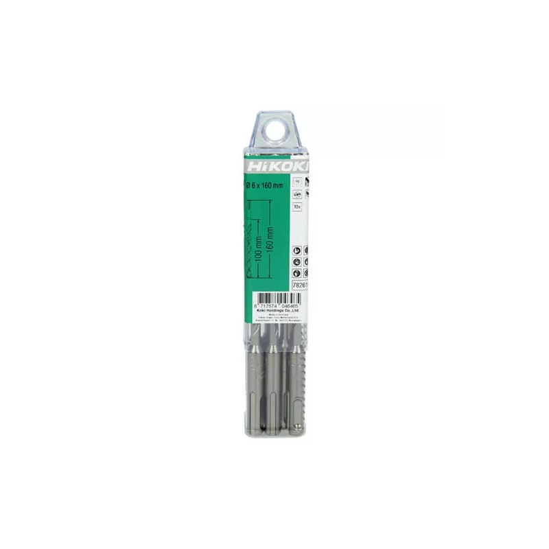 HIKOKI FÚRÓSZÁR 10X310MM PLUS 2 ÉLŰ 782638