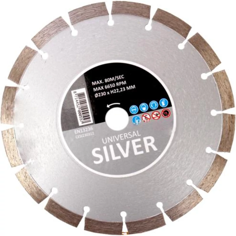 GYÉMÁNT VÁGÓKORONG CARAT SILVER 230MM CESI230312