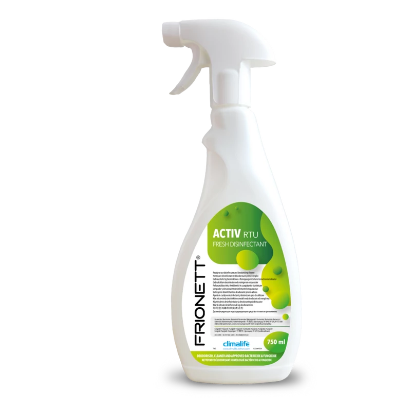 KLÍMABERENDEZÉS TISZTÍTÓ ÉS FERTŐTLENÍTŐ FRIONETT ACTIV RTU SPRAY 0,75 LITER