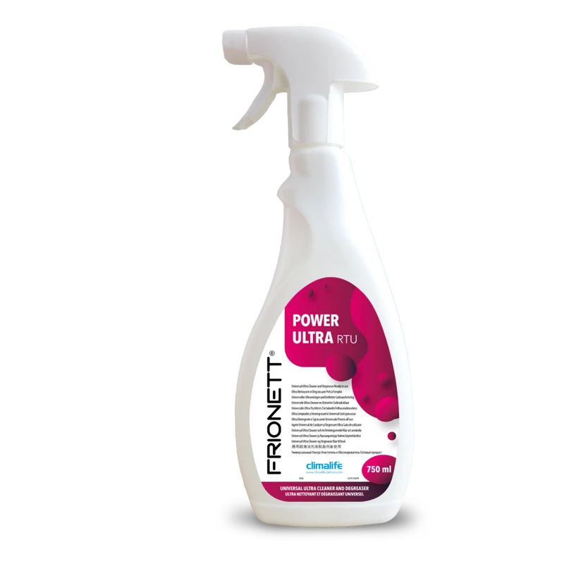 KLÍMABERENDEZÉS TISZTÍTÓ ÉS FERTŐTLENÍTŐ FRIONETT POWER ULTRA RTU SZÓRÓFEJES FLAKON 750 ML