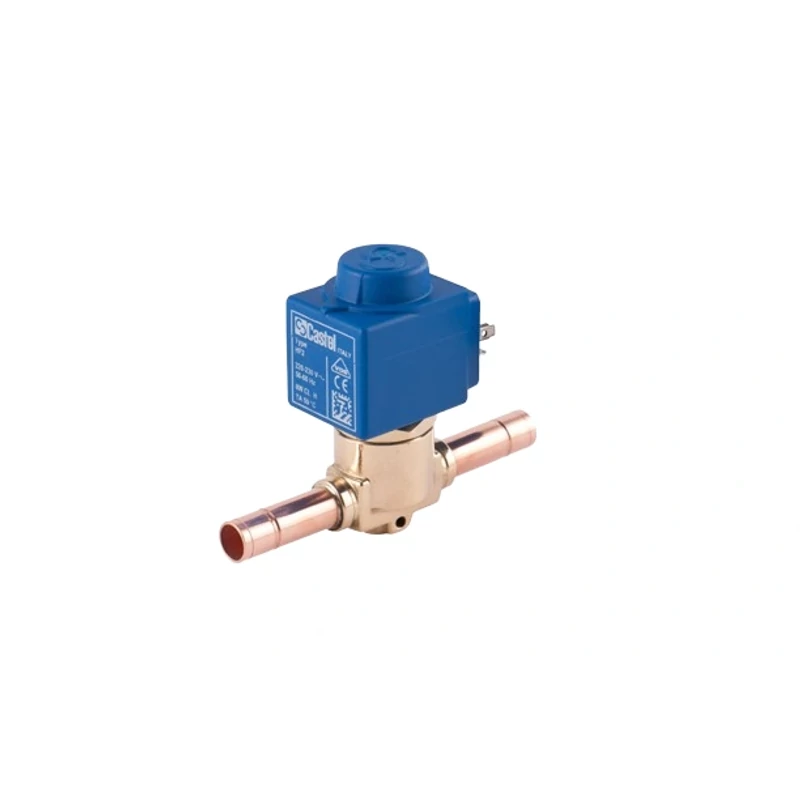 MÁGNESSZELEP + TEKERCS CASTEL 1068/M12A6 FORRASZTÓS (12 MM)