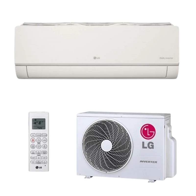 LG ART COOL BEIGE (AB09BK.NSJ / AB09BK.UA3) KLÍMA MONO OLDALFALI SZETT 2,5KW