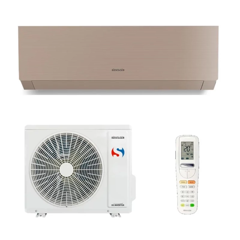 SINCLAIR MARVIN COLOR CHAMPAGNE (SIH-12BIMC SOH-12BIM) KLÍMA MONO OLDALFALI SZETT 3,5 KW