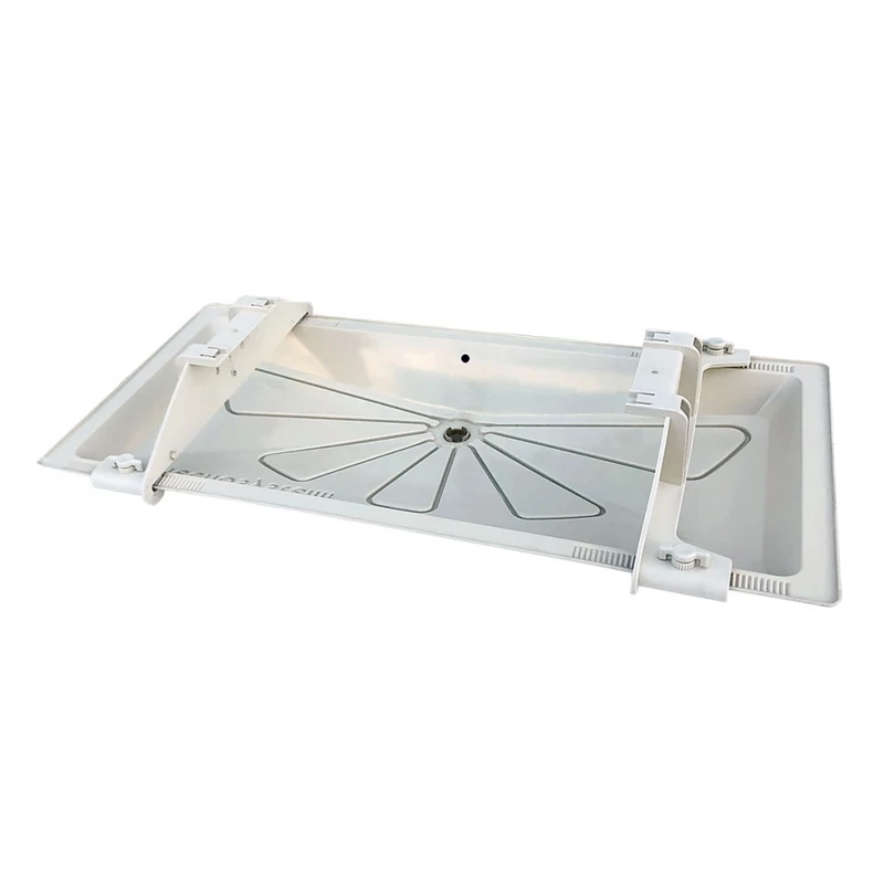 TECNOSYSTEMI 11100100F 850X400MM KLÍMA KÜLTÉRI CSEPPTÁLCA, UTÓLAG BEÉPÍTHETŐ FŰTŐKÁBELLEL