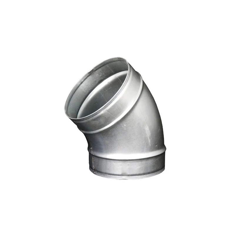 LÉGTECHNIKAI KÖNYÖKIDOM 45° FÉM 150MM