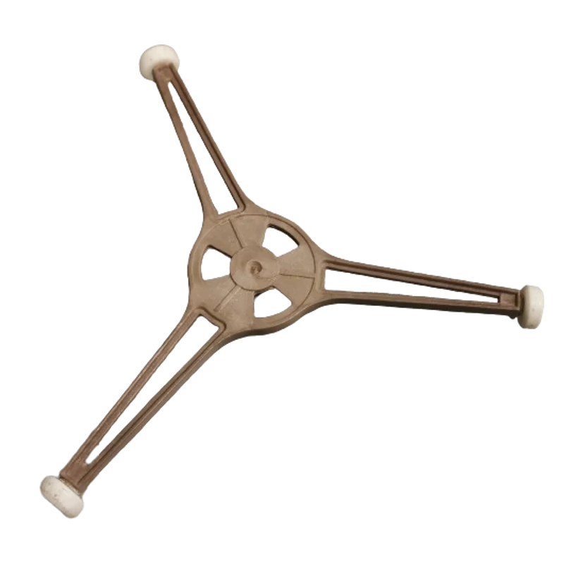 MIKROSÜTŐ TÁNYÉRFORGATÓ ROLLER KIS GÖRGŐS (D = 13 MM) HÁROM ÁGU MŰANYAG 185 MM