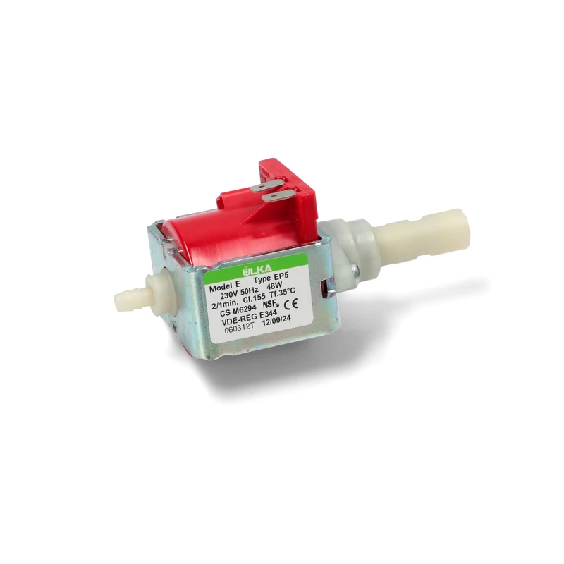 ULKA MEMBRÁN SZIVATTYÚ 48 W 230 V EP5 15 BAR (MŰANYAG VÉGŰ) MÁGNESES / REZGŐ / TAKARÍTÓGÉP / KÁVÉGÉP / MAGASNYOMÁSÚ / VÍZPUMPA