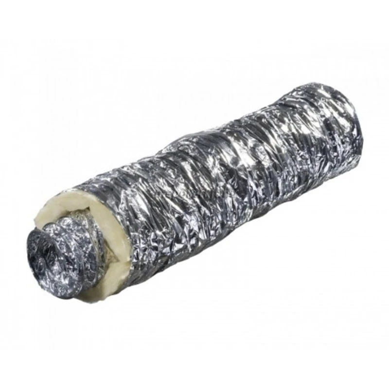 LÉGTECHNIKAI HŐ+HANGSZIGETELT FLEXIBILIS CSŐ ALU. SONOFLEX 102MM 10FM/DOBOZ