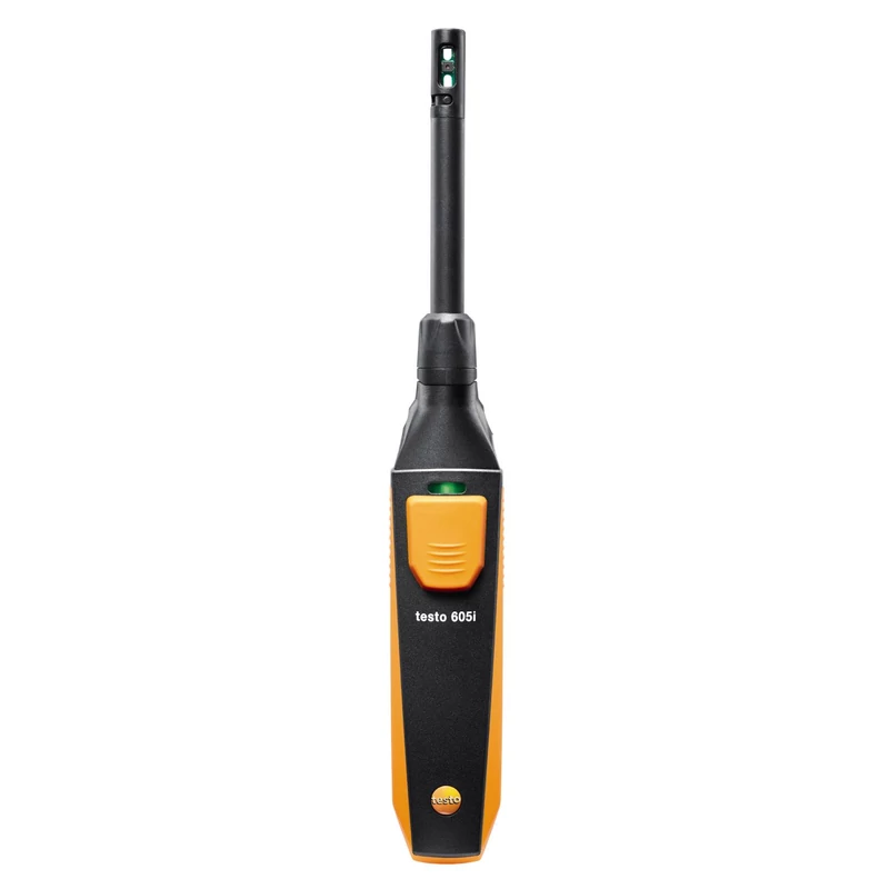 TESTO 605I PÁRATARTALOM ÉS HŐMÉRSÉKLET MÉRŐ (OKOSTELEFONNAL VEZÉRELHETŐ) 0560 2605 02