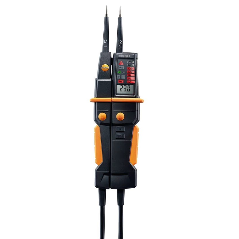 TESTO 750-3 KÉTPÓLUSÚ FESZÜLTSÉGMÉRŐ 0590 7503
