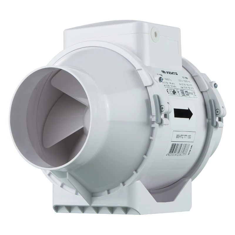CSŐVENTILÁTOR (FÉLRADIÁLIS) TT MIX 125 MŰANYAGHÁZAS, KÉT FOKOZATÚ 280/220 M3/H