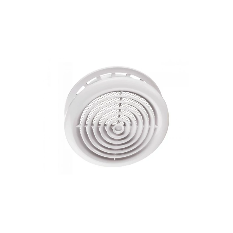 VENTS MV 80 PFS KEREK MENNYEZETI SZELLŐZŐRÁCS 80 MM CSŐKÖTŐVEL SZÚNYOGHÁLÓVAL