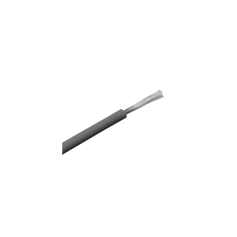 1X2,5MM2 HŐÁLLÓ SZILIKON VEZETÉK SZÜRKE