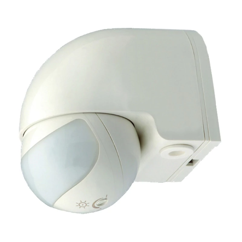 MOZGÁSÉRZÉKELŐ OLDALFALI BILLENTHETŐ-FORGATHATÓ FEHÉR 180° 1200W (199003)