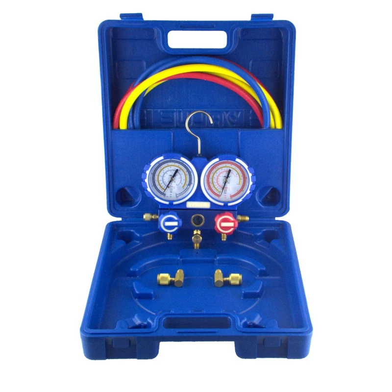 VALUE MANOMÉTER CSAPTELEP VMG-2-R410A-02 (3DB 150CM-ES SZERVÍZTÖMLŐVEL, KOFFERBEN)