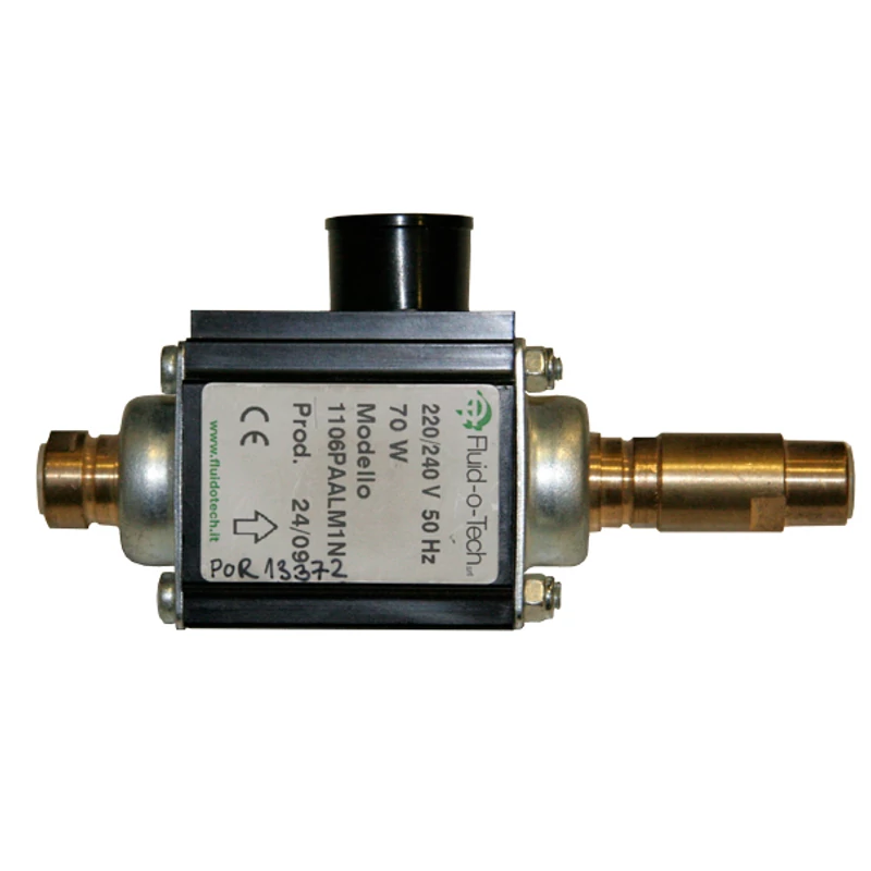 FLUID-O-TECH MEMBRÁN SZIVATTYÚ 70 W 220/240V 50HZ MOD.:1106PAALM1N (RÉZ VÉGŰ)  MÁGNESES / REZGŐ / TAKARÍTÓGÉP / KÁVÉGÉP / MAGASNYOMÁSÚ / VÍZPUMPA