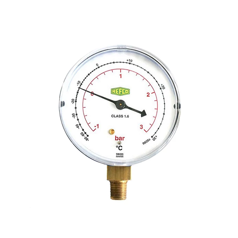 REFCO M2-250-M-R600A 9385882 1/8* NPT 68 MM MANOMÉTER ÓRA