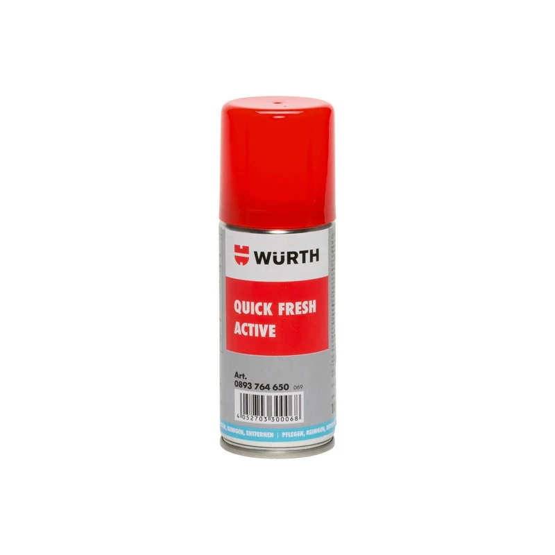 KLÍMABERENDEZÉS TISZTÍTÓ ÉS FERTŐTLENÍTŐ (BOMBA) WÜRTH QUICK FRESH ACTIVE 100 ML 0893 764 650