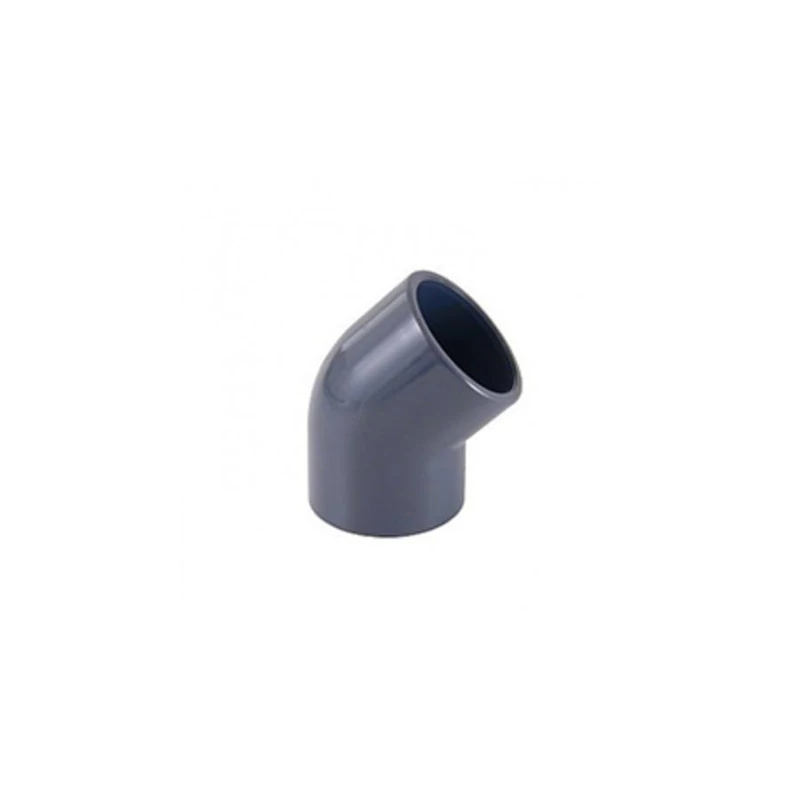 CSEPPVÍZCSŐ / KONDENZVÍZCSŐ KÖNYÖK 45° IDOM NYOMÓ PVC 20 MM 1/2* (KONDENZVÍZ)